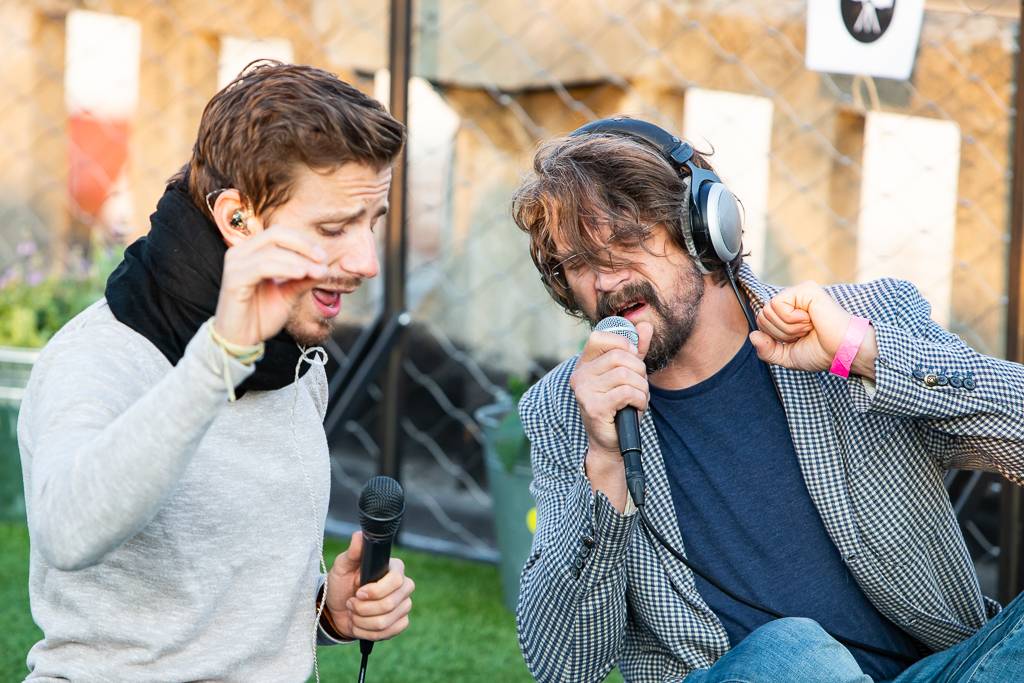 Dan Bárta a En.Dru vítali na střeše Lucerny východ slunce
