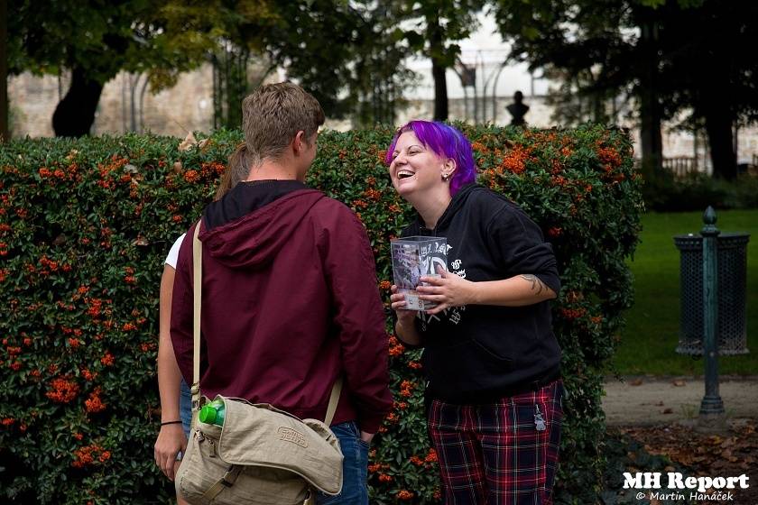 Plzní jezdila punková tramvaj: S.A.S. hráli pro nemocnou Kačenku