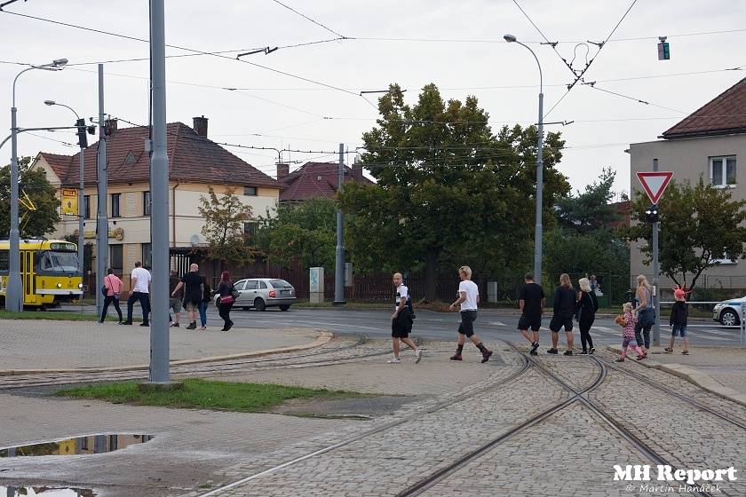 Plzní jezdila punková tramvaj: S.A.S. hráli pro nemocnou Kačenku