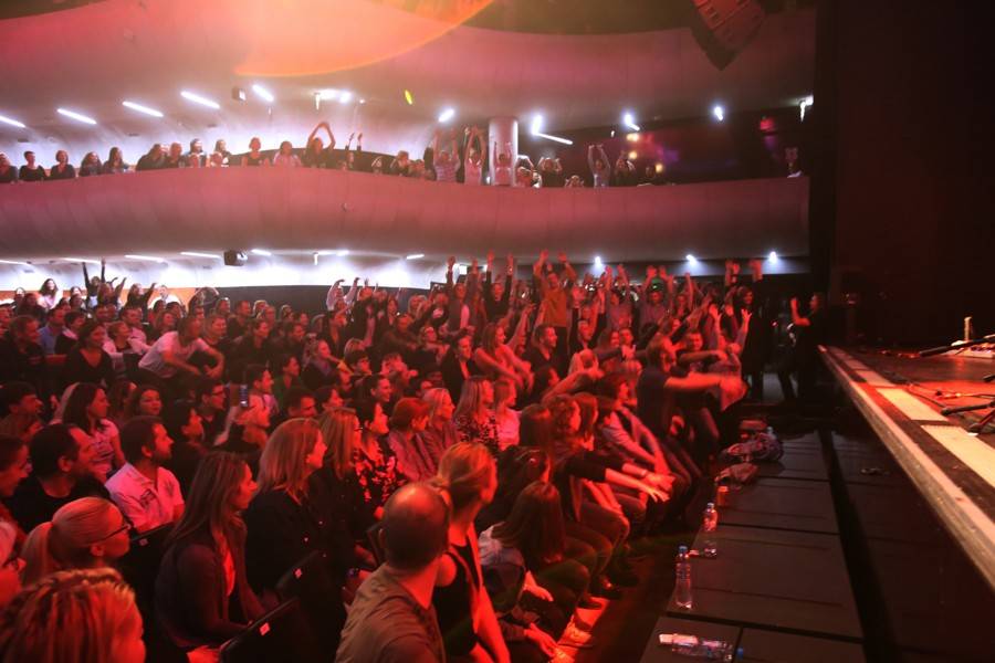 Kryštof v brněnském Sonu hrál, zpíval i odpovídal na zvídavé dotazy. Ty nejlepší odměnil