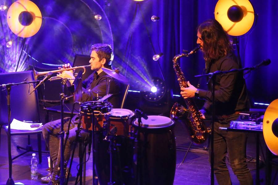 Kryštof v brněnském Sonu hrál, zpíval i odpovídal na zvídavé dotazy. Ty nejlepší odměnil