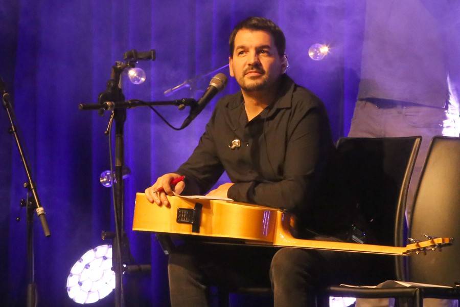 Kryštof v brněnském Sonu hrál, zpíval i odpovídal na zvídavé dotazy. Ty nejlepší odměnil