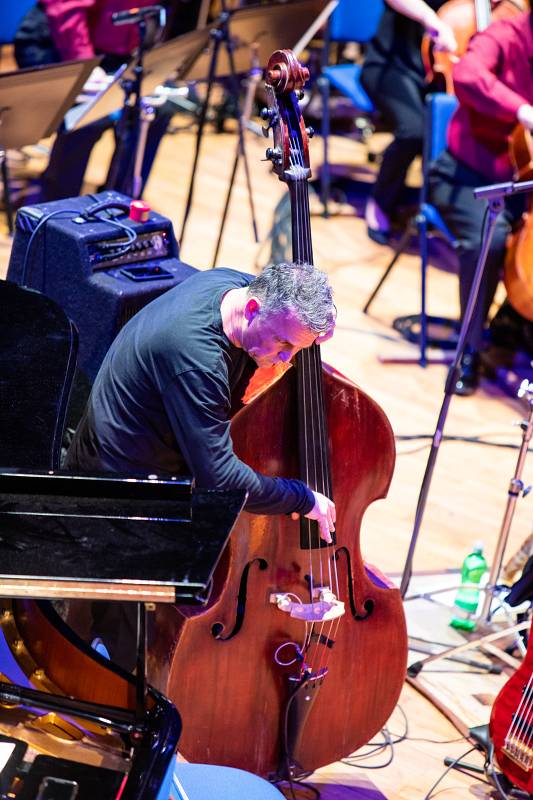 Dan Bárta s Illustratosphere a Komorní filharmonií Pardubice zazářili v pražském Kongresovém centru