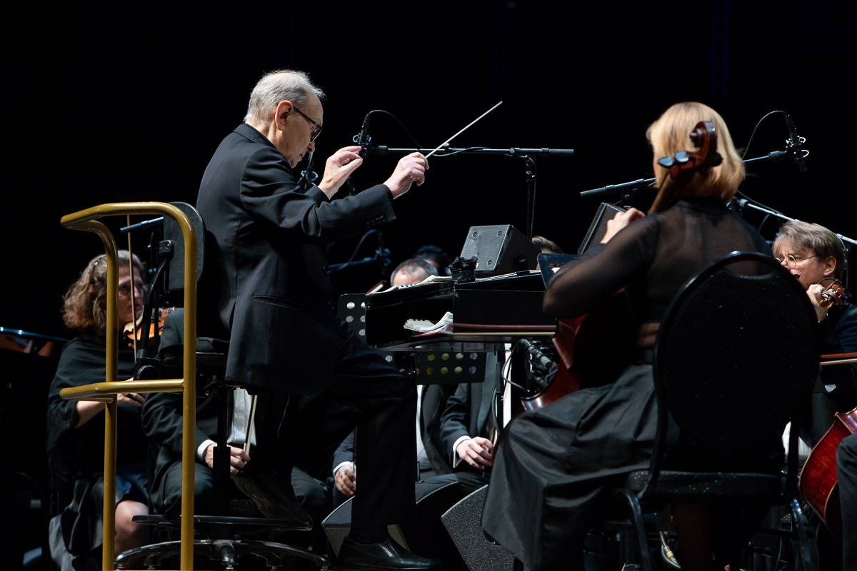 Ennio Morricone slavil ve vyprodané O2 areně devadesátiny