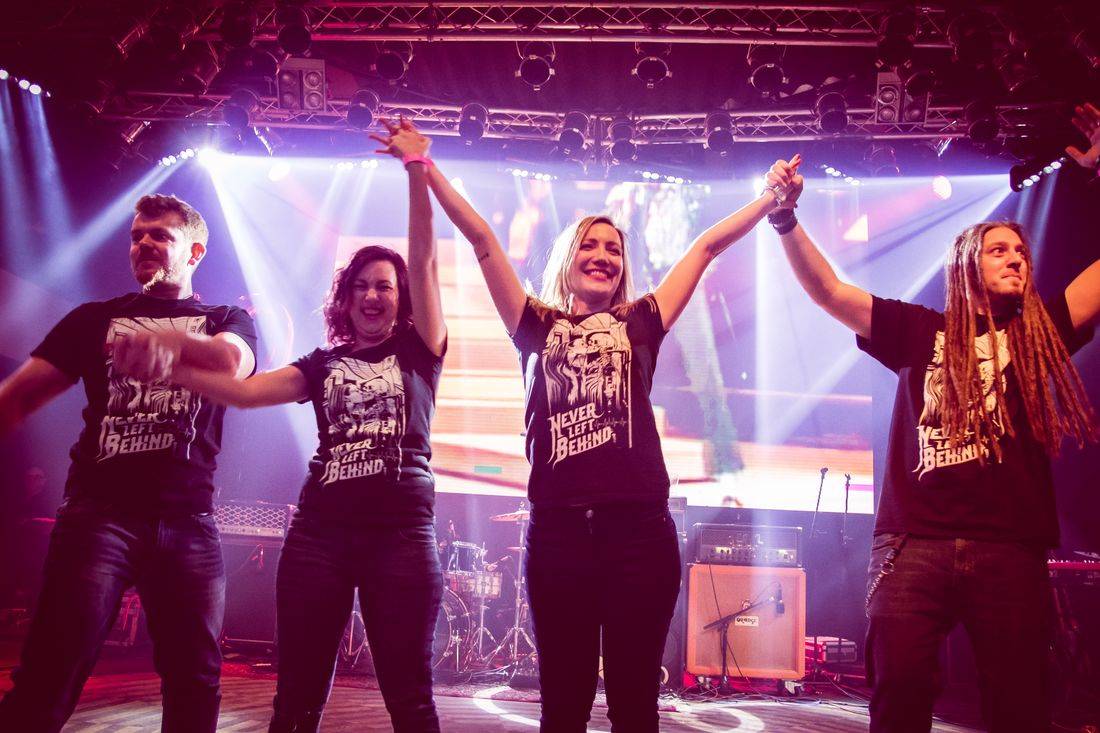 Megaton Fashion Show: Rockové hvězdy předvedly svůj mechandising a podpořily děti z projektu Bojovat srdcem