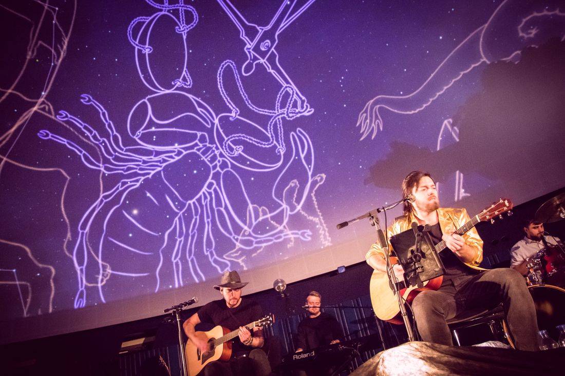 Imodium se rozloučili pod hvězdnou oblohou v Planetáriu Praha