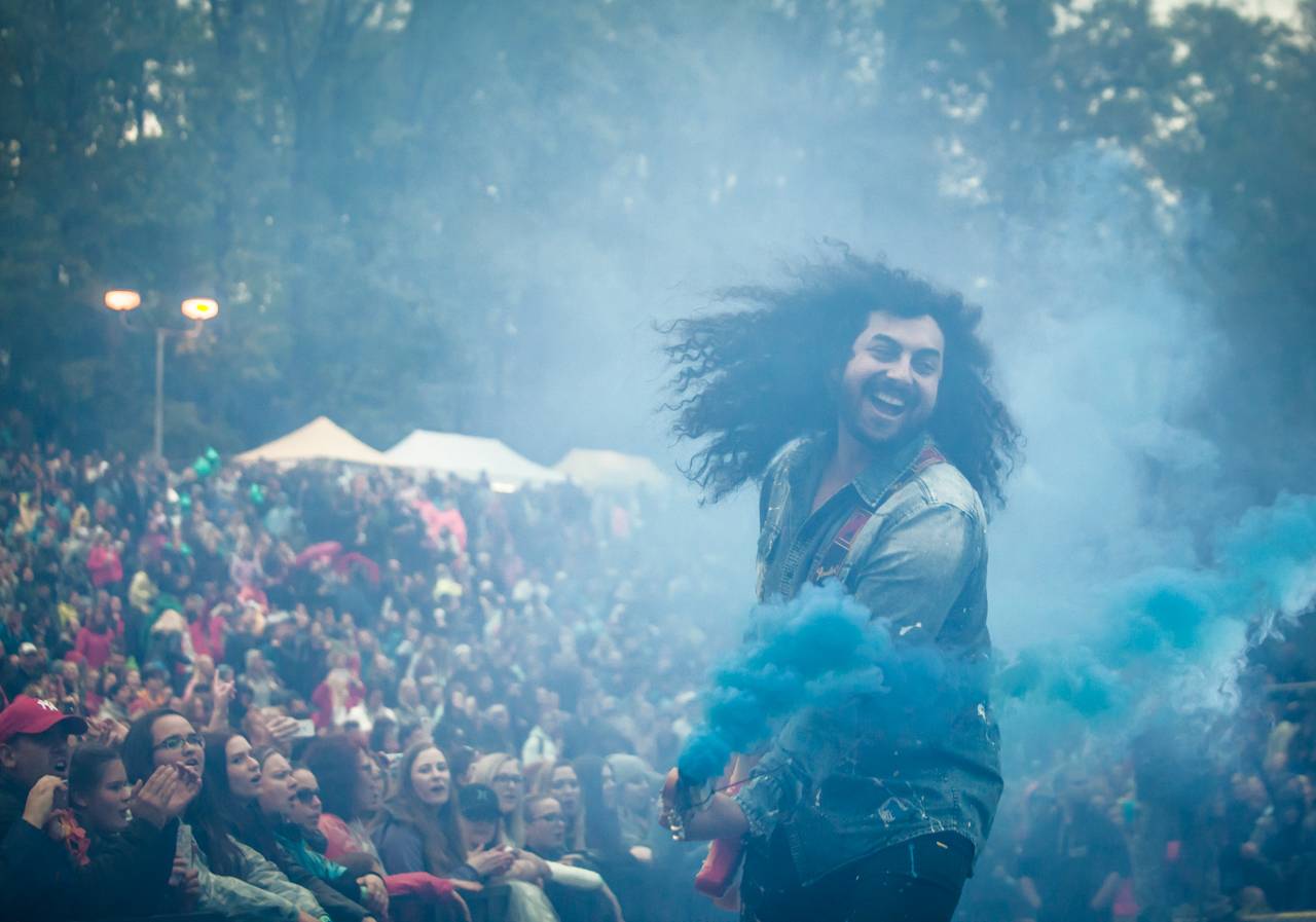 Plzeňský Majáles zlobily rozmary počasí, Kryštof přivezl malý Strahov, zahráli i Mirai nebo Marek Ztracený