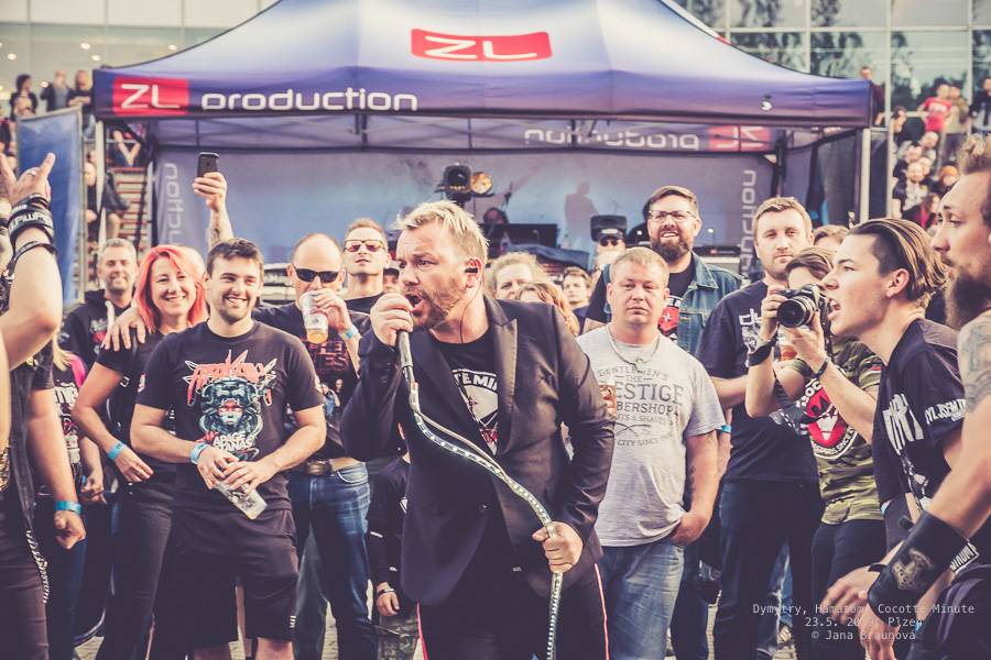 Dymytry zavítali S nadějí do Plzně. Na monstrózním open airu vystoupili také Cocotte Minute a němečtí Hämatom