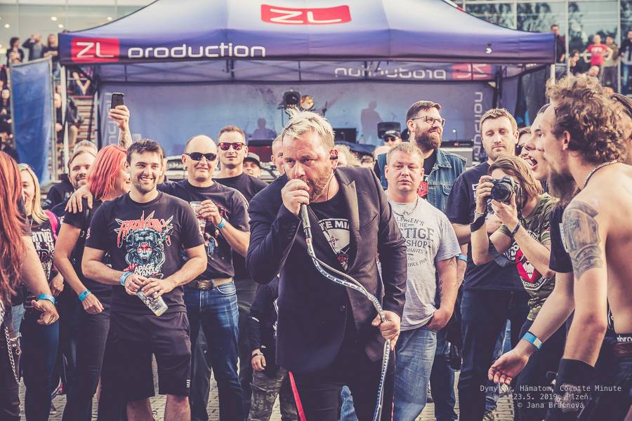 Dymytry zavítali S nadějí do Plzně. Na monstrózním open airu vystoupili také Cocotte Minute a němečtí Hämatom