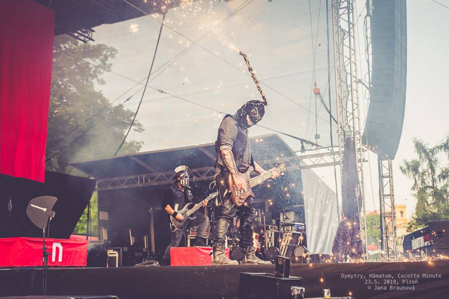 Dymytry zavítali S nadějí do Plzně. Na monstrózním open airu vystoupili také Cocotte Minute a němečtí Hämatom