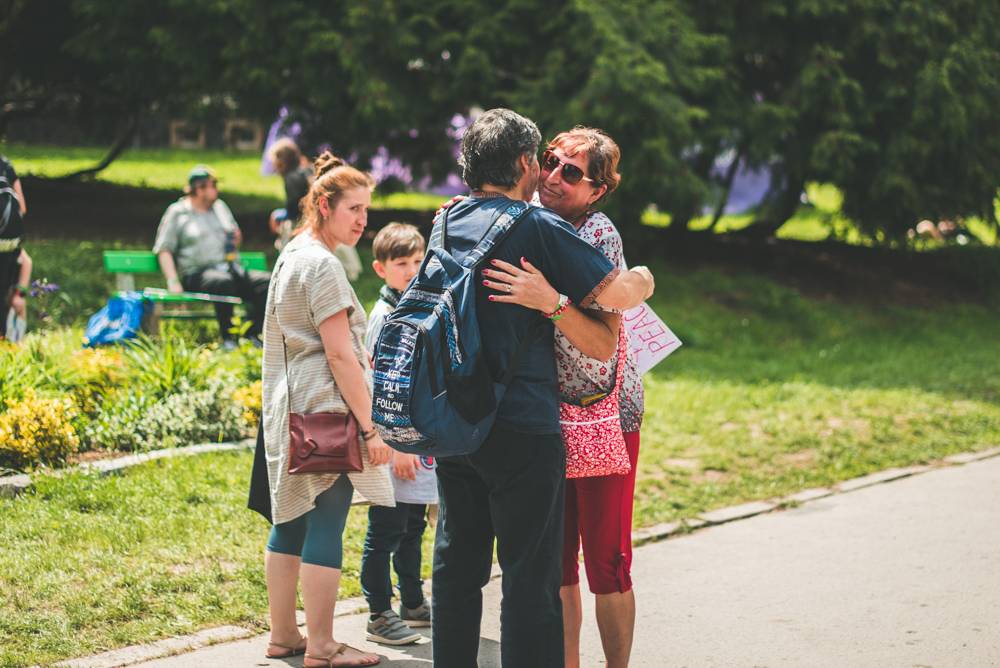 Hvězdami druhého dne festivalu Mezi ploty byli v Bohnicích Barbora Poláková, Mňága a Žďorp nebo Rybičky 48