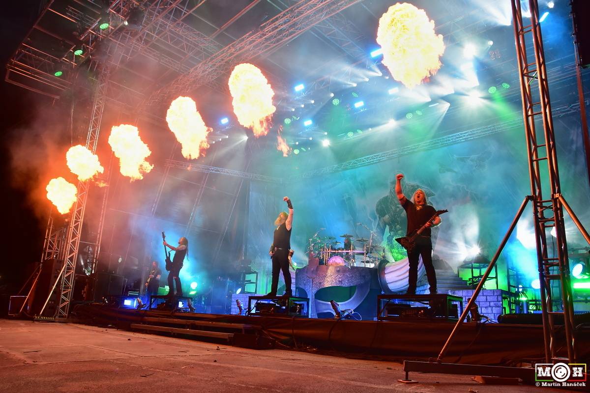 Druhý den Metalfestu v Plzni: Amon Amarth odpálili ohně, vystoupili i Stratovarius nebo Imminence