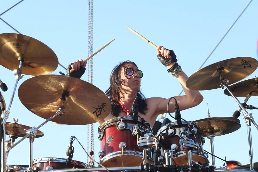 První den slovenského Topfestu opanoval Slash, vystoupili i Desmod nebo Zemětřesení