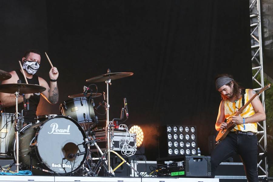 První den slovenského Topfestu opanoval Slash, vystoupili i Desmod nebo Zemětřesení