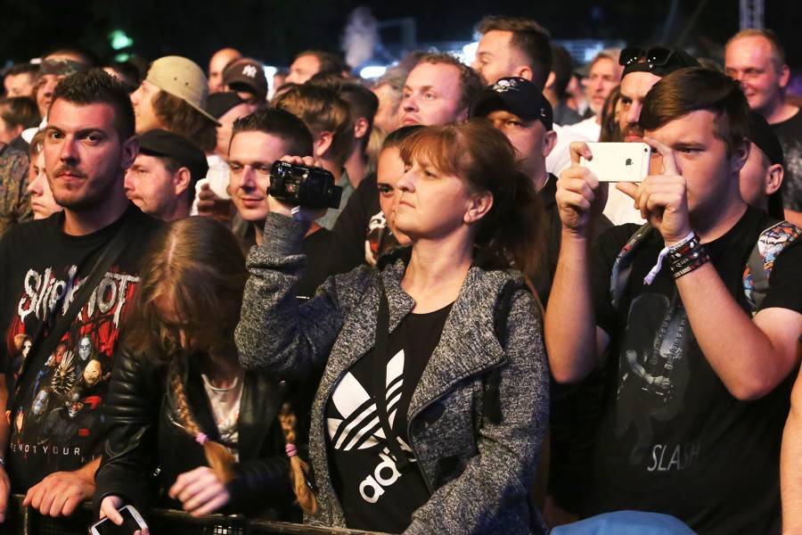 První den slovenského Topfestu opanoval Slash, vystoupili i Desmod nebo Zemětřesení