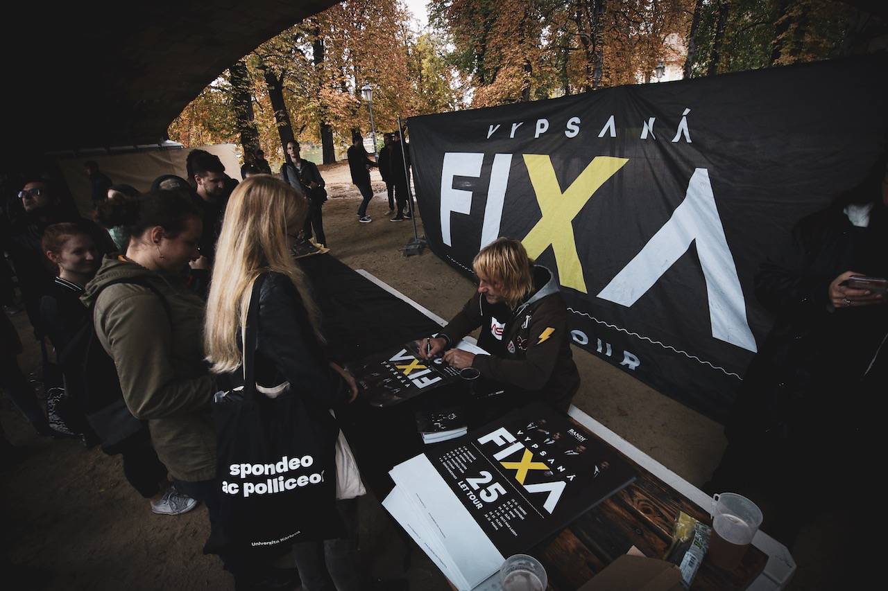 Vypsaná fiXa představila na pražském Střeleckém ostrově svou deštěm pokřtěnou Kvalitu