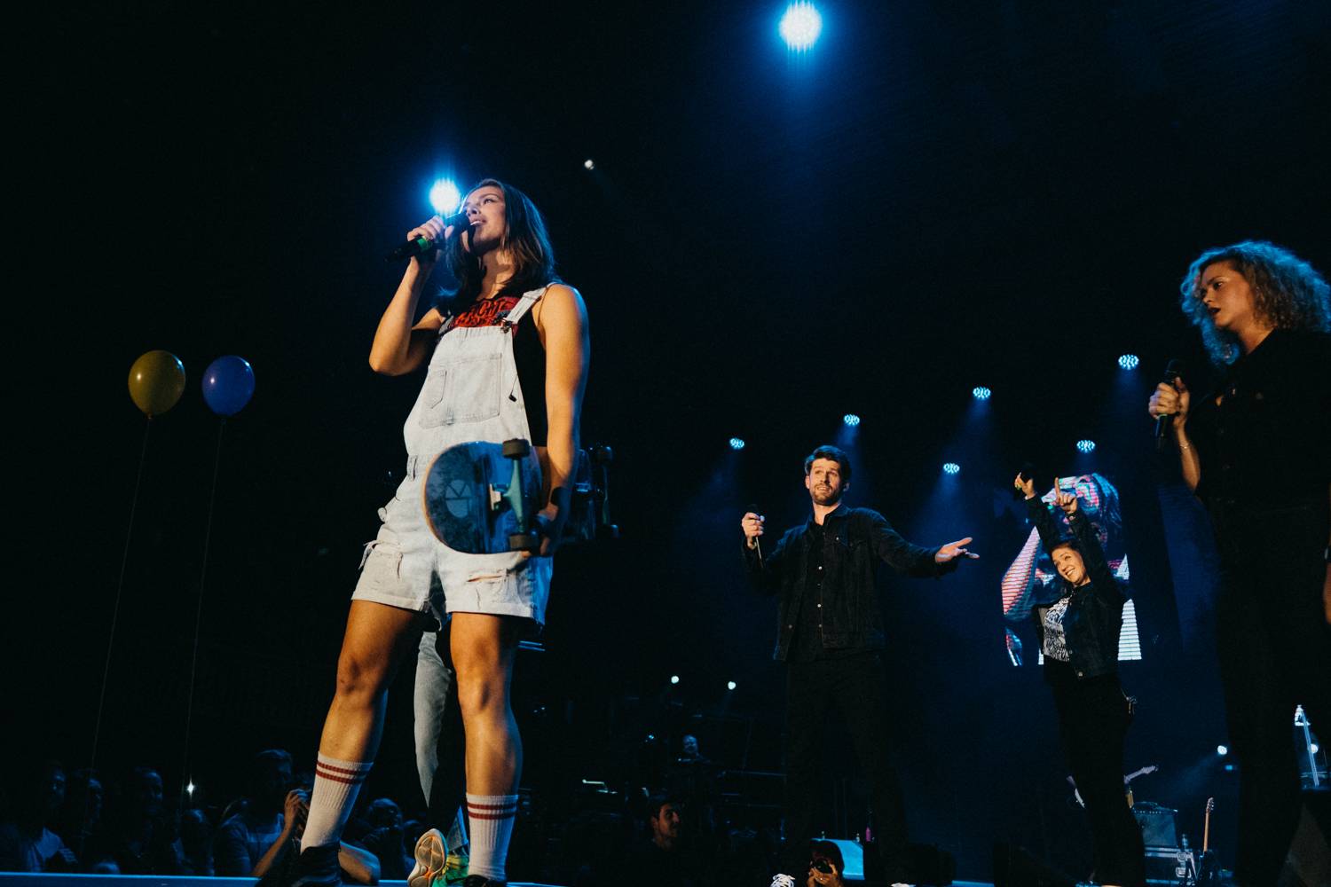 Dojatá Barbora Poláková si splnila sen: Ve Foru Karlín se prolétla nad hlavami diváku