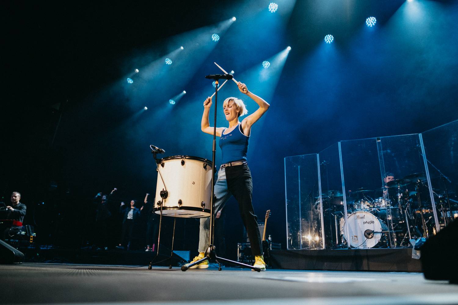 Dojatá Barbora Poláková si splnila sen: Ve Foru Karlín se prolétla nad hlavami diváku