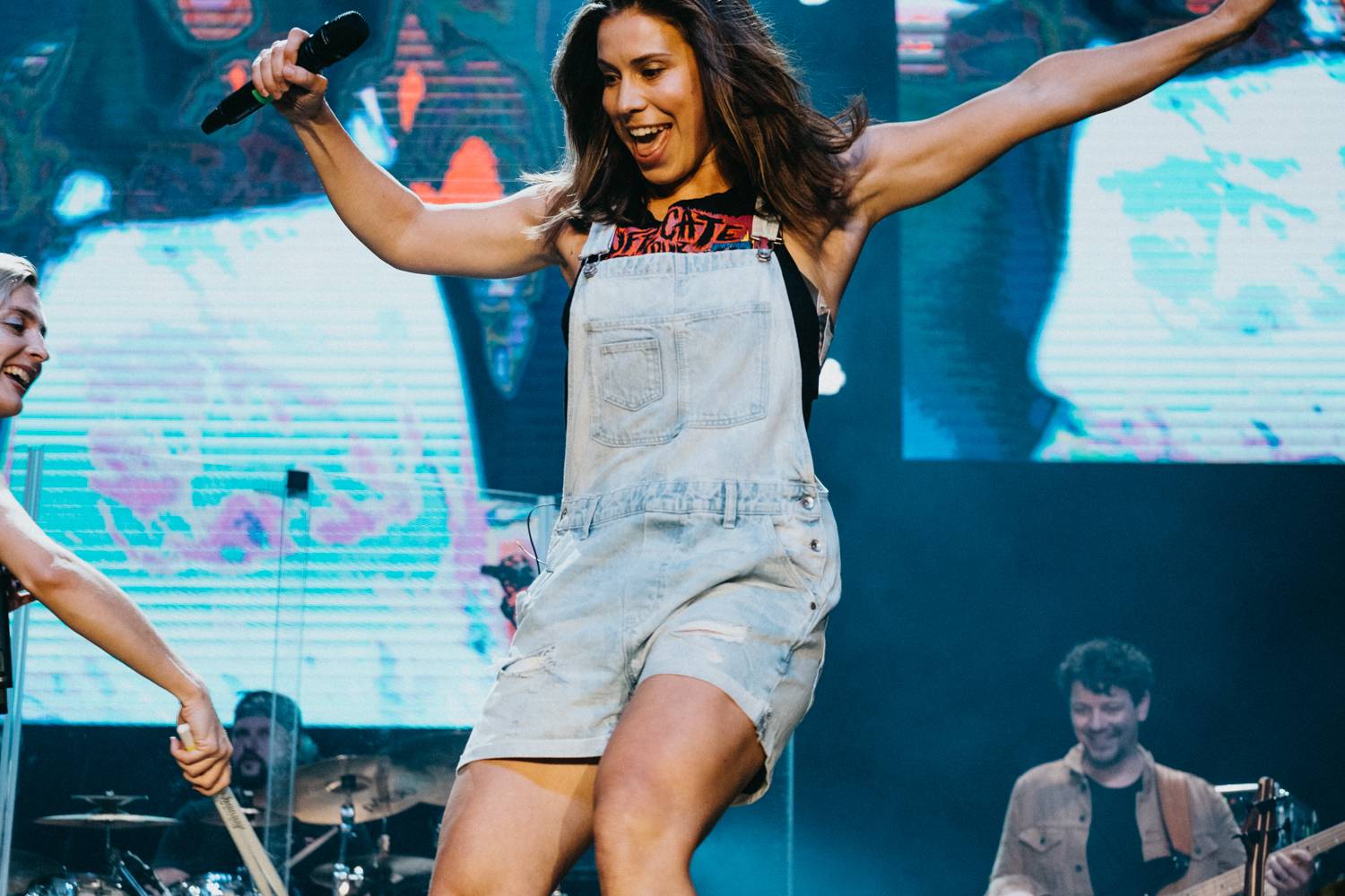 Dojatá Barbora Poláková si splnila sen: Ve Foru Karlín se prolétla nad hlavami diváku