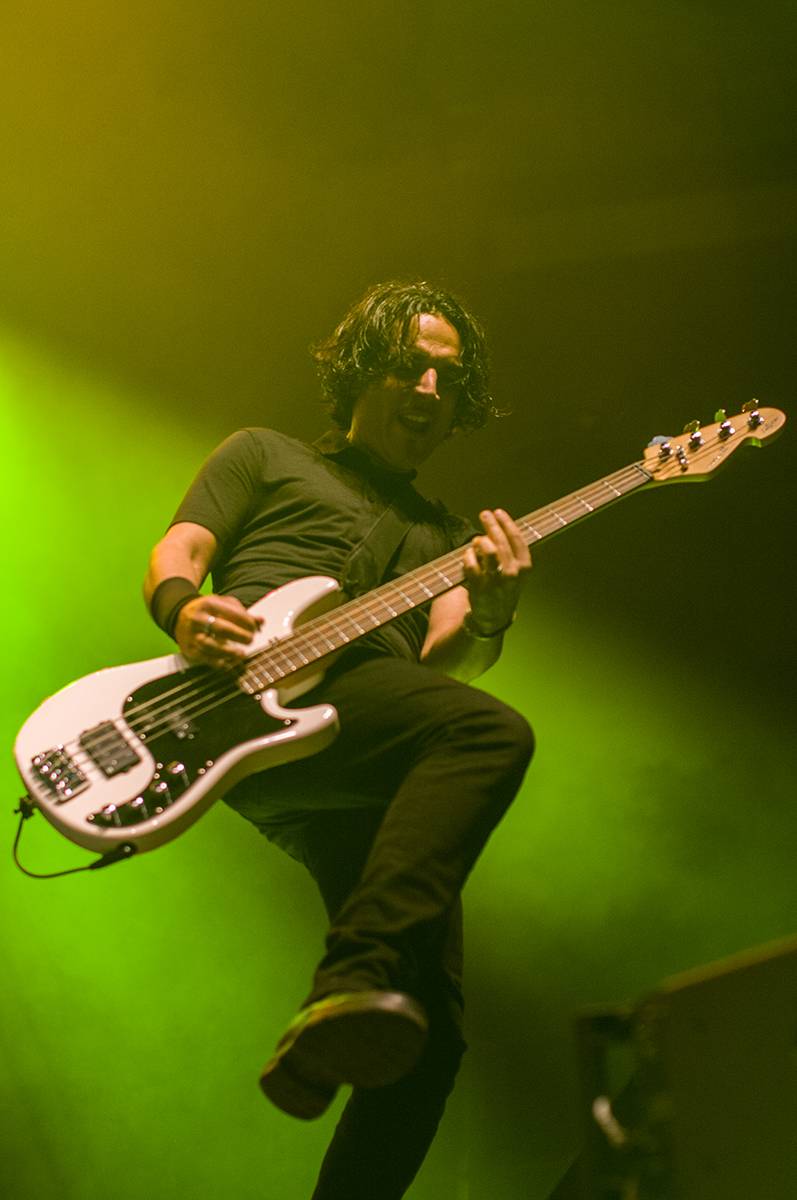 Dánští Volbeat strhli O2 universum od prvních tónů kytar. Hráli také Danko Jones a Baroness