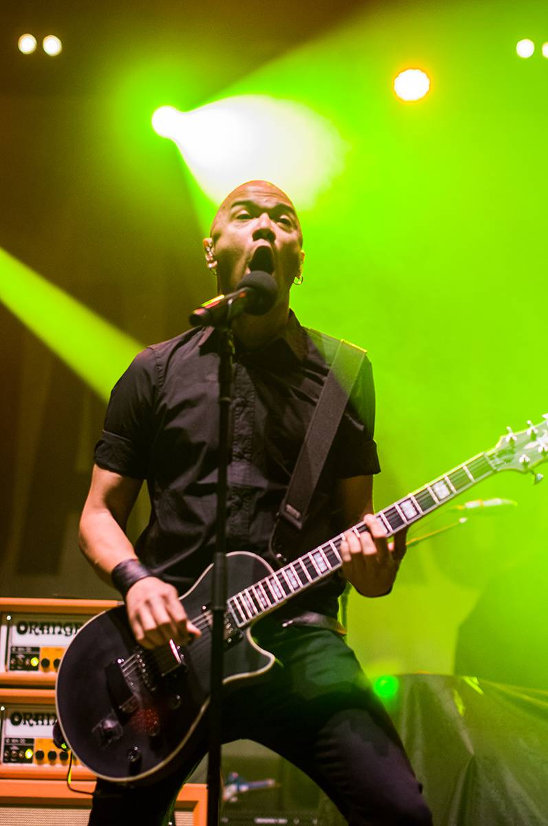 Dánští Volbeat strhli O2 universum od prvních tónů kytar. Hráli také Danko Jones a Baroness