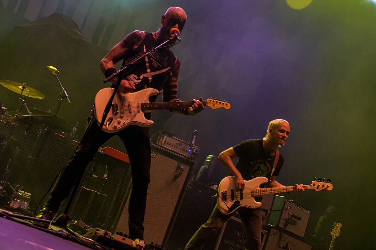 Dánští Volbeat strhli O2 universum od prvních tónů kytar. Hráli také Danko Jones a Baroness