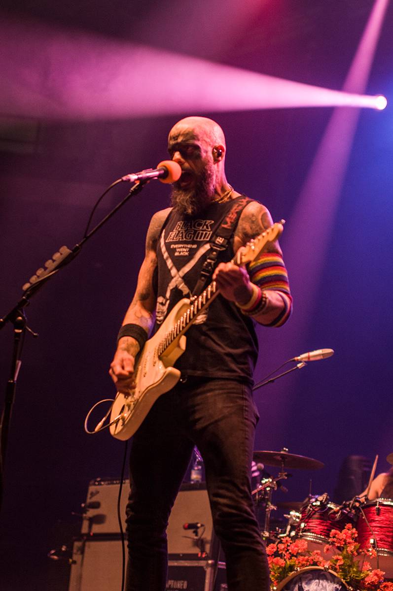 Dánští Volbeat strhli O2 universum od prvních tónů kytar. Hráli také Danko Jones a Baroness