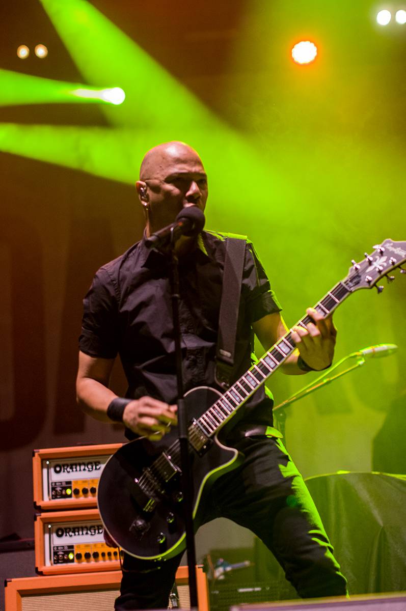 Dánští Volbeat strhli O2 universum od prvních tónů kytar. Hráli také Danko Jones a Baroness