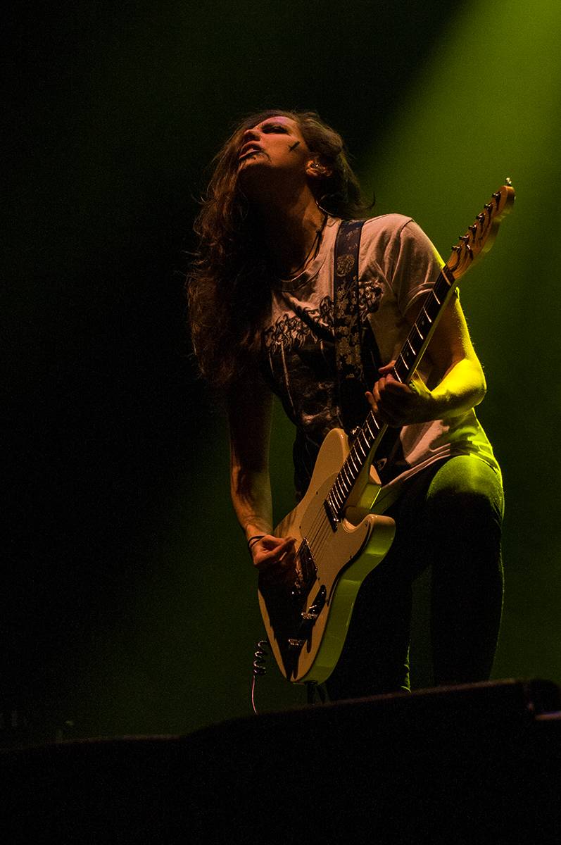 Dánští Volbeat strhli O2 universum od prvních tónů kytar. Hráli také Danko Jones a Baroness