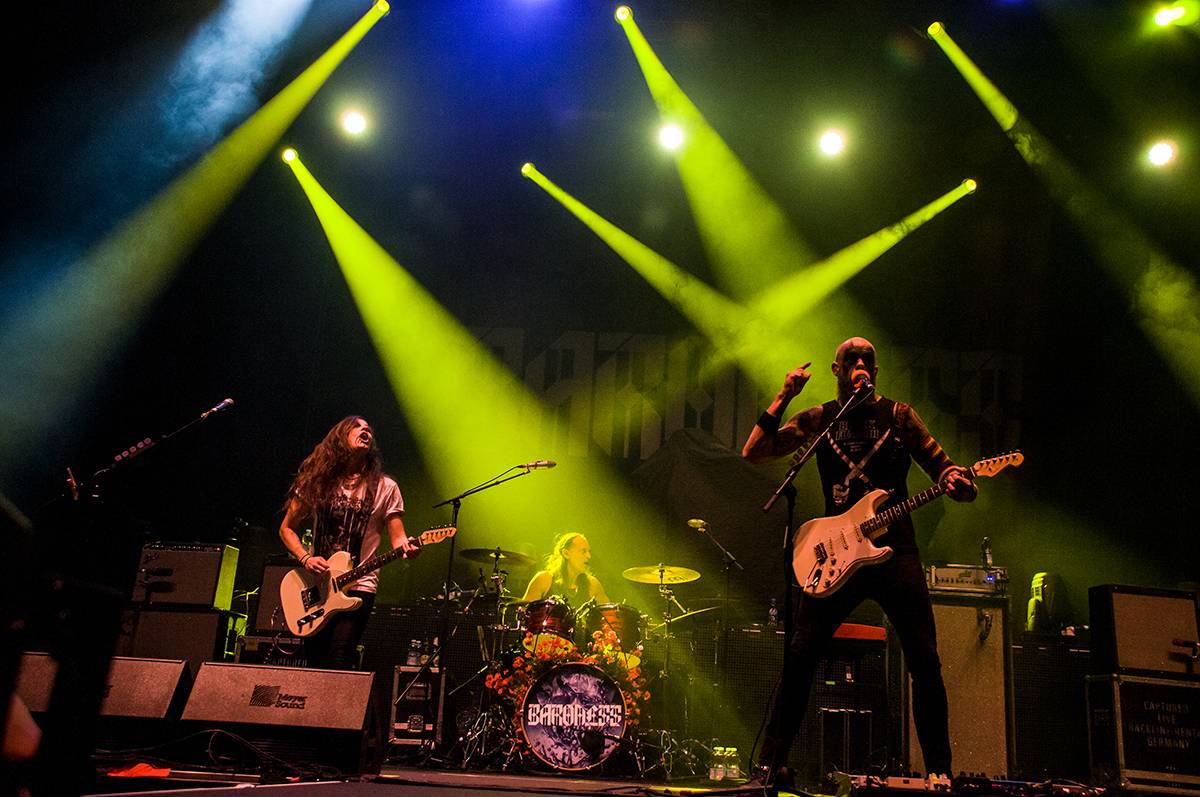 Dánští Volbeat strhli O2 universum od prvních tónů kytar. Hráli také Danko Jones a Baroness