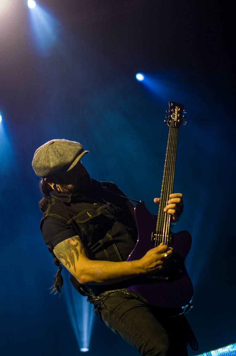 Dánští Volbeat strhli O2 universum od prvních tónů kytar. Hráli také Danko Jones a Baroness