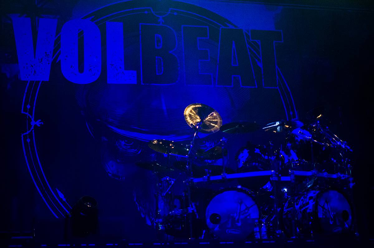 Dánští Volbeat strhli O2 universum od prvních tónů kytar. Hráli také Danko Jones a Baroness