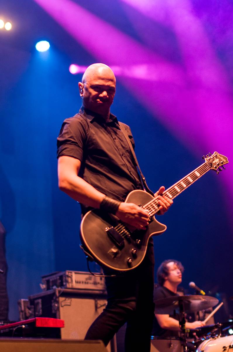 Dánští Volbeat strhli O2 universum od prvních tónů kytar. Hráli také Danko Jones a Baroness