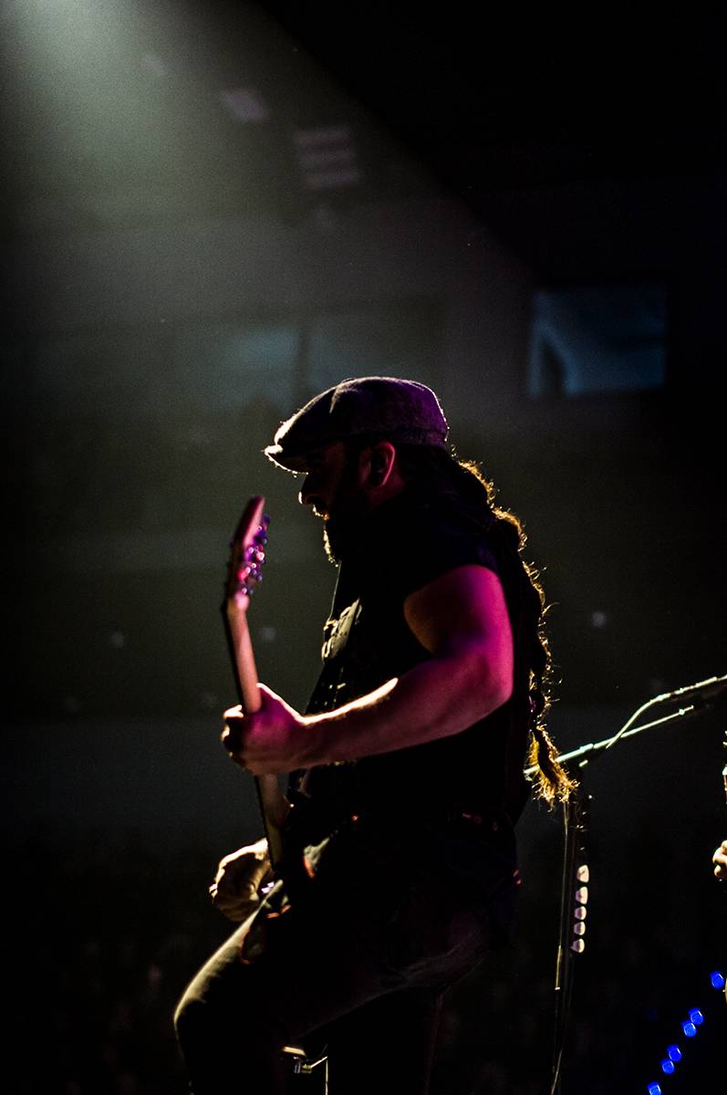 Dánští Volbeat strhli O2 universum od prvních tónů kytar. Hráli také Danko Jones a Baroness