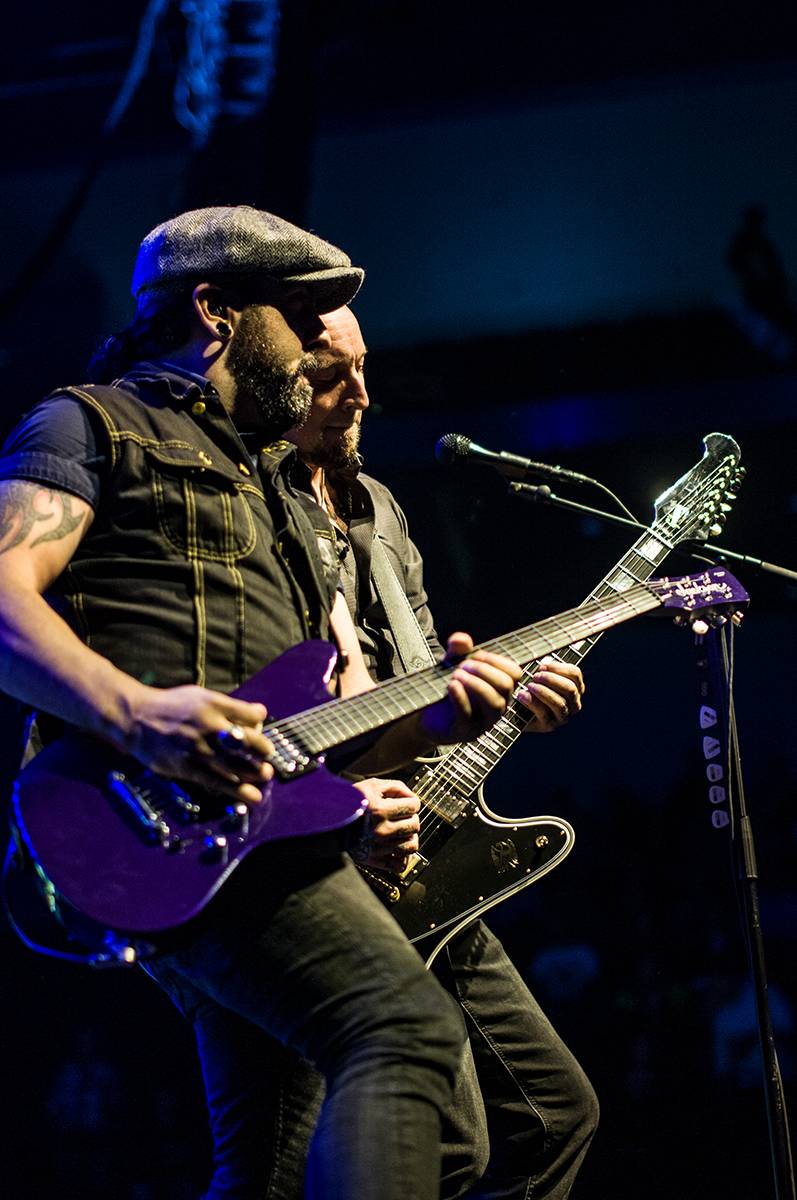 Dánští Volbeat strhli O2 universum od prvních tónů kytar. Hráli také Danko Jones a Baroness