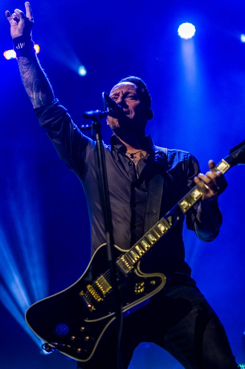 Dánští Volbeat strhli O2 universum od prvních tónů kytar. Hráli také Danko Jones a Baroness