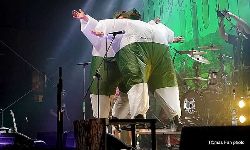 Dymytry Revolter tour se pomalu chýlí k závěru, v brněnské hale Vodova na diváky šlehaly tisíce plamenů