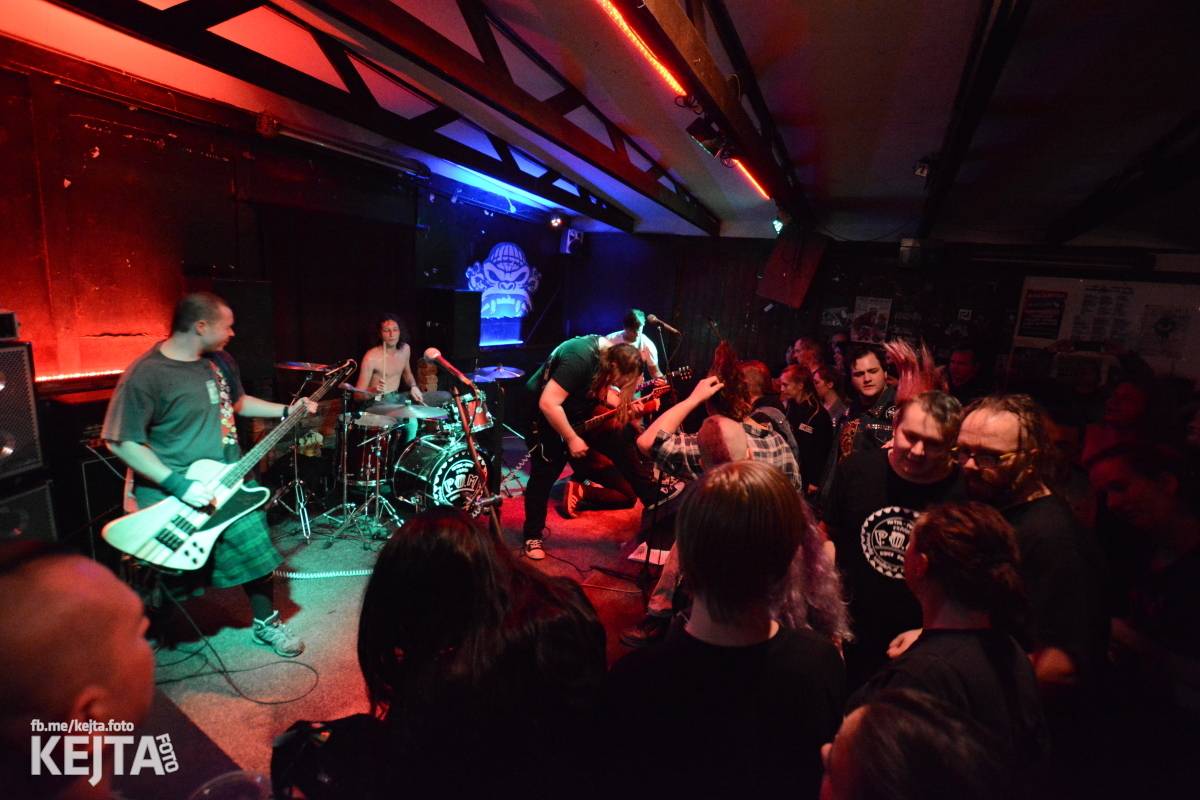 Papagájův punk: předvánočnímu řádění v Modré Vopici vládli Wosa, Falešný obvinění nebo P.U.M.