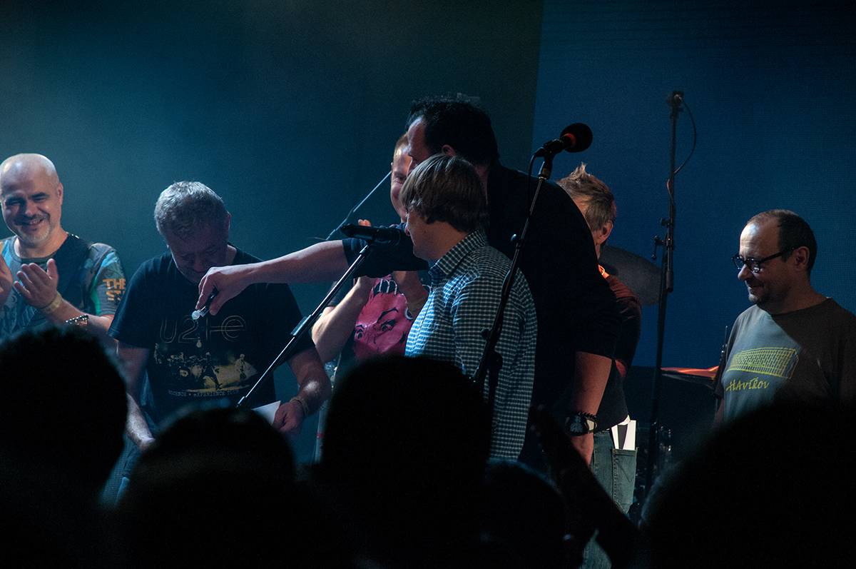 Mňága a Žďorp pokřtila Třecí plochy v Lucerna Music Baru