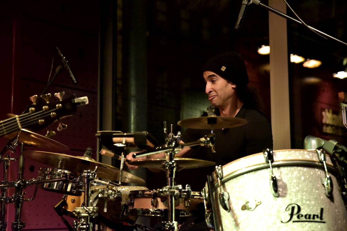 Dominic Miller a Dan Bárta na jednom podiu v Jazz Docku