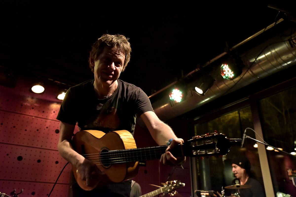 Dominic Miller a Dan Bárta na jednom podiu v Jazz Docku