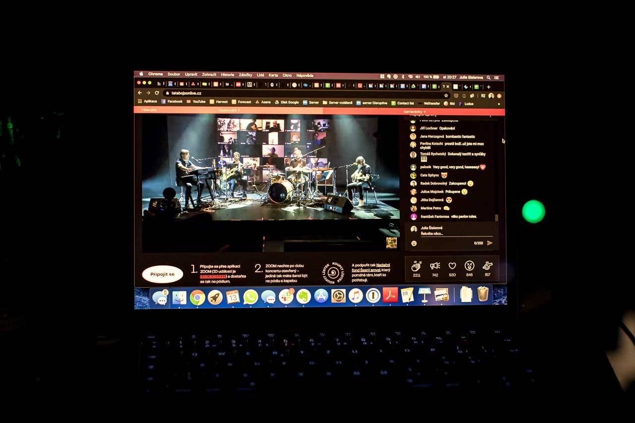 Tata Bojs vytvořili v Celetné hudebně-vizuální online prostor