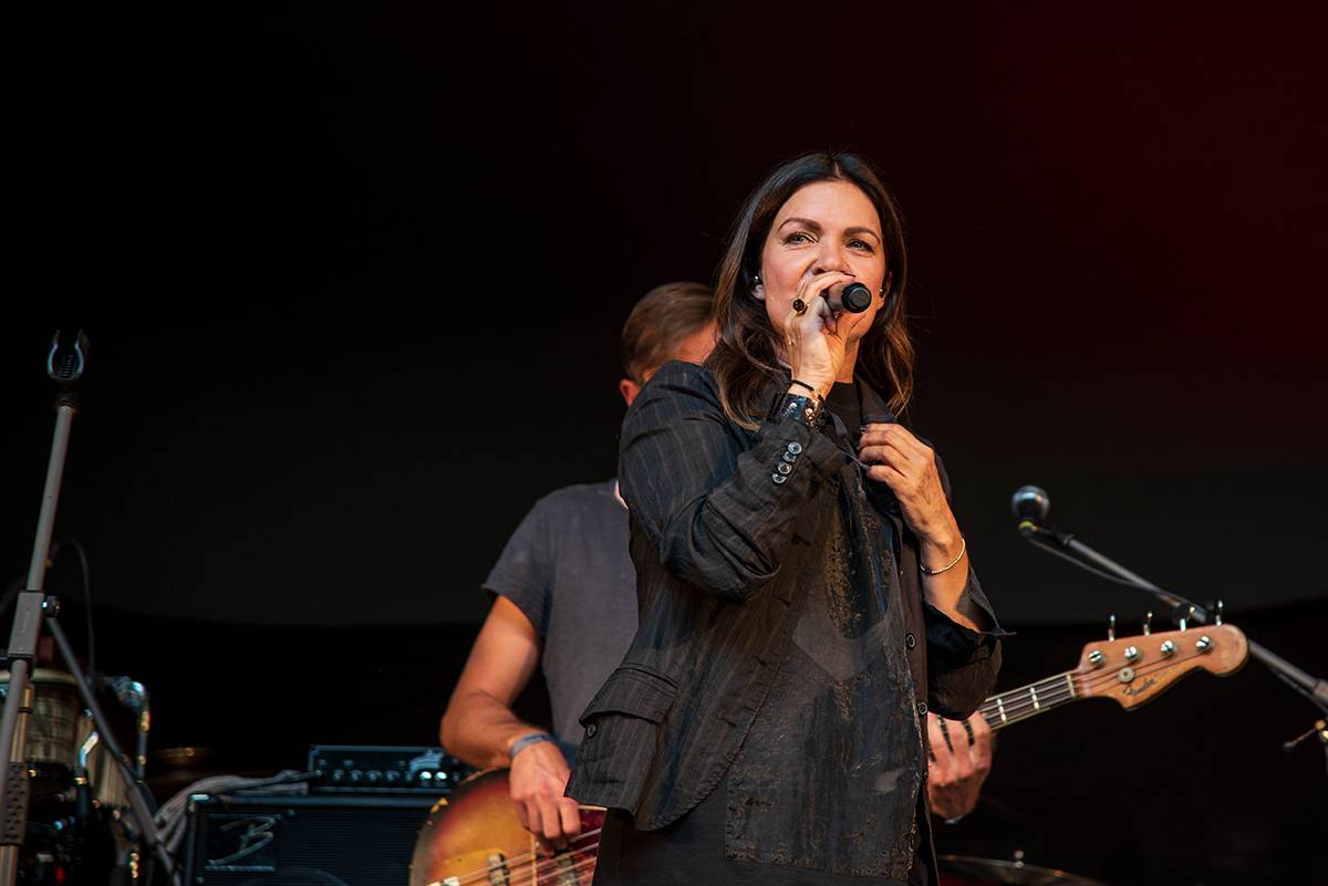 Anna K vystoupila v Riegrových sadech. Rozdávala radost a pozitivní energii 