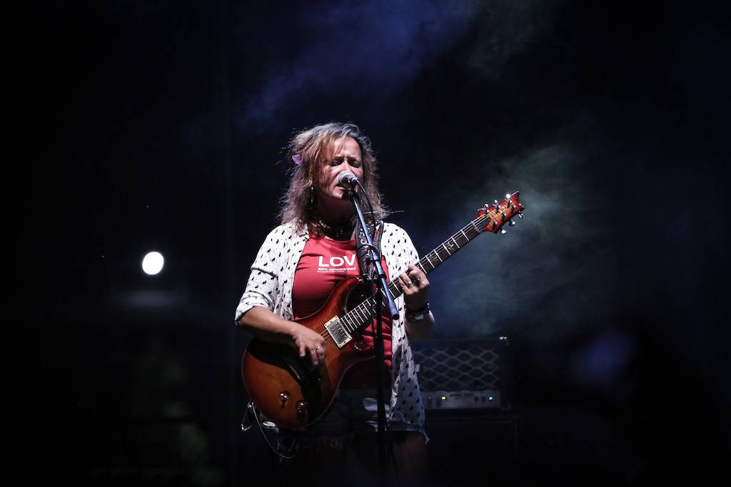 Gaia Mesiah ovládla pražské Výstaviště. Doprovodili ji The Cork Brothers a Roman Lomtadze