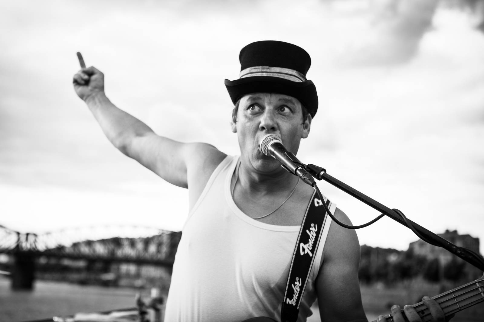 Krucipüsk odehráli dvojkoncert na Vltavě v nové sestavě