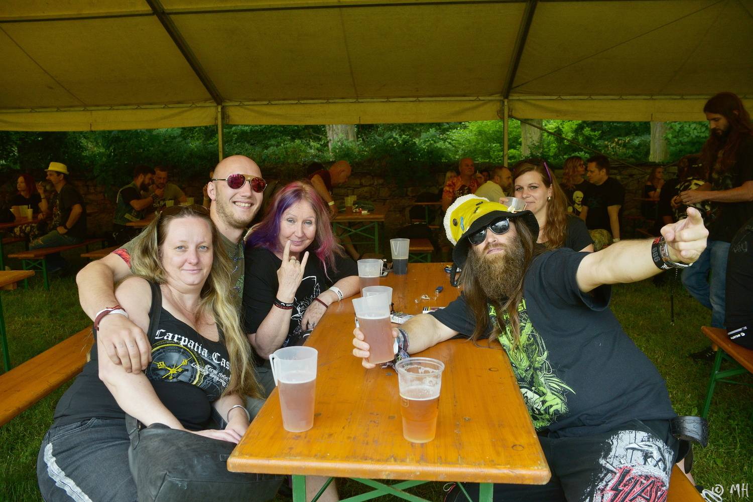 Manětín v sobotu ovládli rockeři. Zahráli Arakain, Krucipüsk, Gaia Mesiah nebo Cocotte Minute