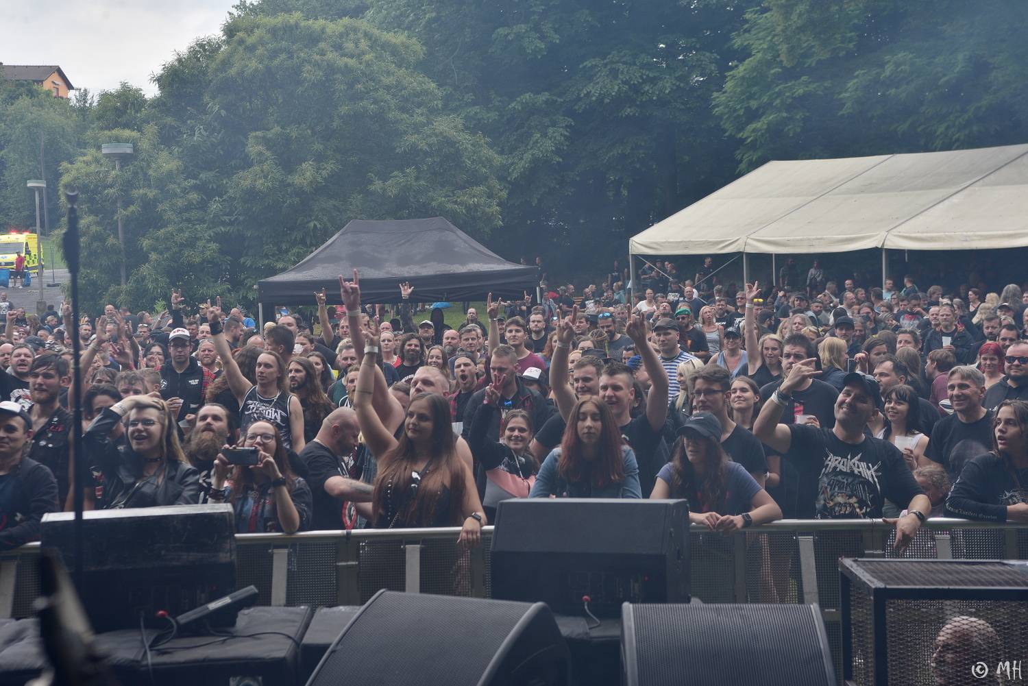 Manětín v sobotu ovládli rockeři. Zahráli Arakain, Krucipüsk, Gaia Mesiah nebo Cocotte Minute