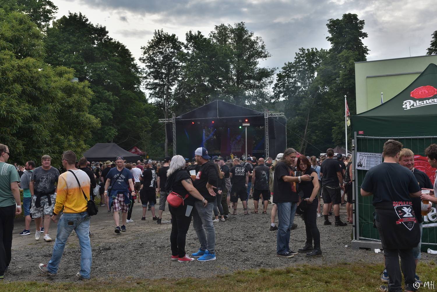 Manětín v sobotu ovládli rockeři. Zahráli Arakain, Krucipüsk, Gaia Mesiah nebo Cocotte Minute