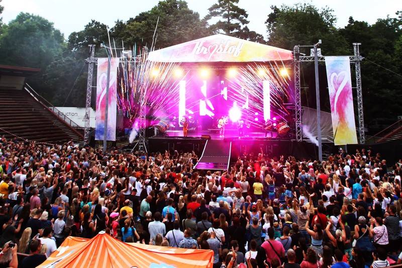 Kryštof zakončili putování po jižní Moravě ve strážnickém amfiteátru