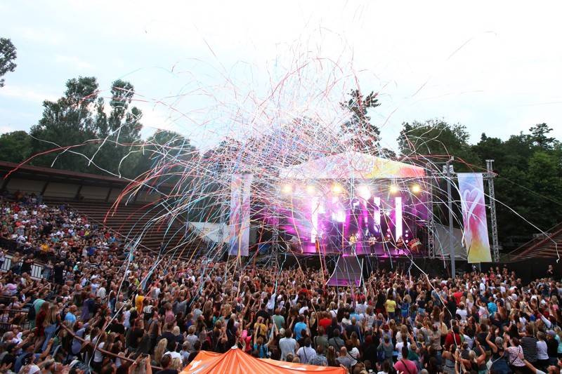 Kryštof zakončili putování po jižní Moravě ve strážnickém amfiteátru